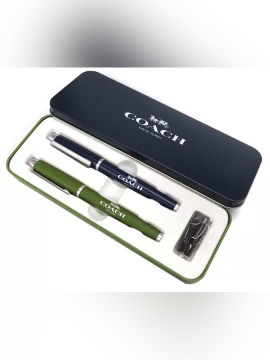 Coach Other - COACH Executive Pen Set in Gift Tin - Fountain Pen & Ballpoint Pen